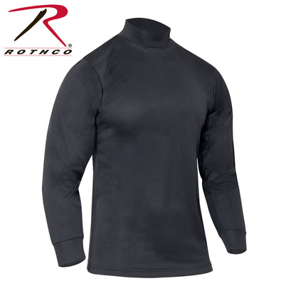 Rothco Moisture Wicking Mock Turtleneck Black Size XL