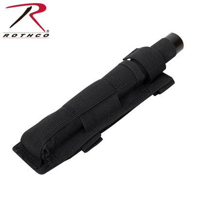 Rothco MOLLE Baton Holder Black Part Number 3195 for Law Enforcement and Tactical Use