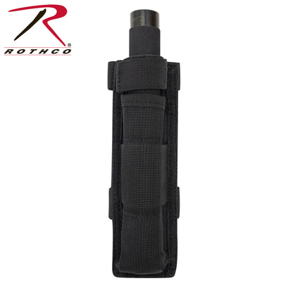 Rothco MOLLE Baton Holder Black Part Number 3195 for Law Enforcement and Tactical Use