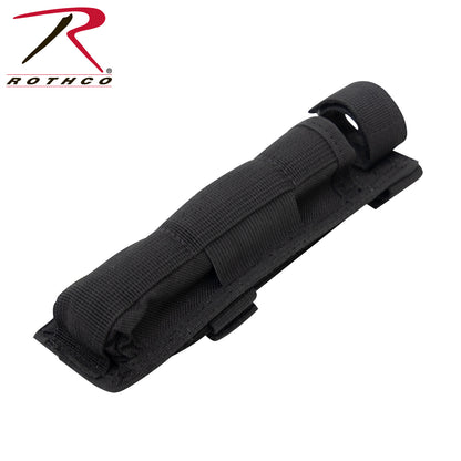 Rothco MOLLE Baton Holder Black Part Number 3195 for Law Enforcement and Tactical Use