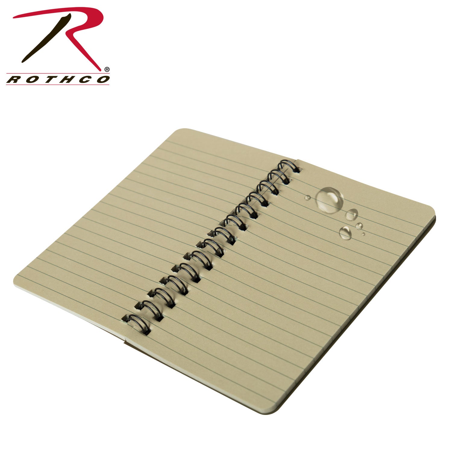 Rothco All-Weather Waterproof Notebook in Coyote Brown, 3 x 5 Inches