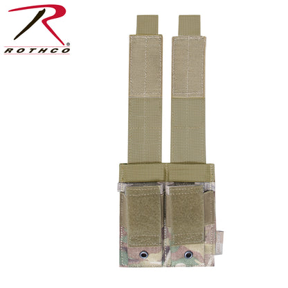 Rothco MOLLE Double Pistol Mag Pouch MultiCam – Secure Tactical Magazine Storage