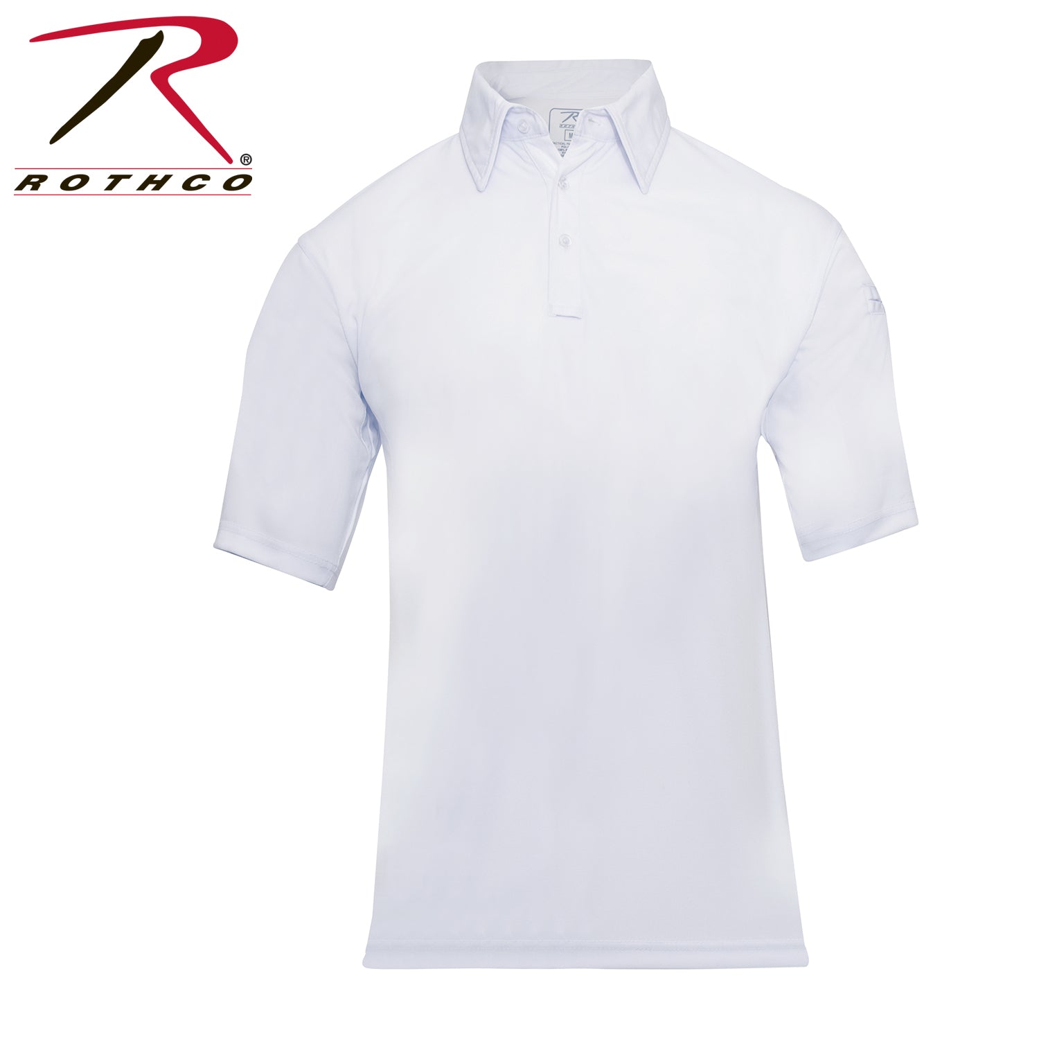 Rothco Tactical Performance Polo Shirt in White, Size 2XL - Durable and Moisture-Wicking Public Safety Uniform