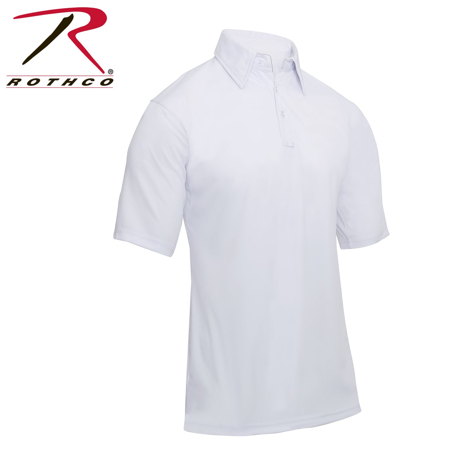 Rothco Tactical Performance Polo Shirt White 3XL - Moisture-Wicking Law Enforcement Uniform