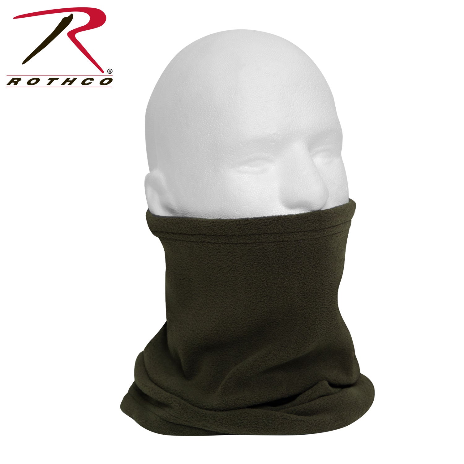 Rothco Polar Fleece Neck Warmer Olive Drab – Versatile Cold Weather Protection