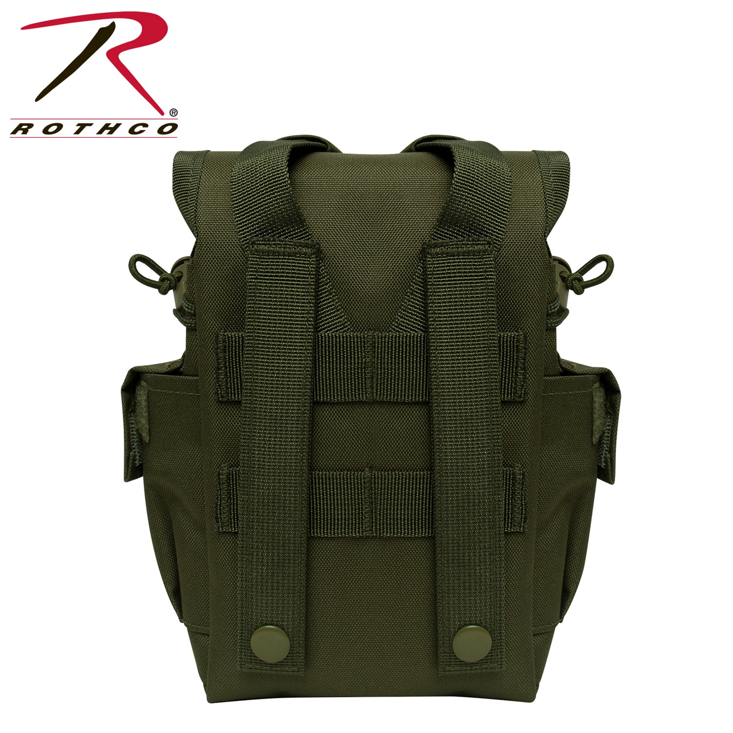 Rothco MOLLE II Canteen & Utility Pouch in Olive Drab with Part Number 3144