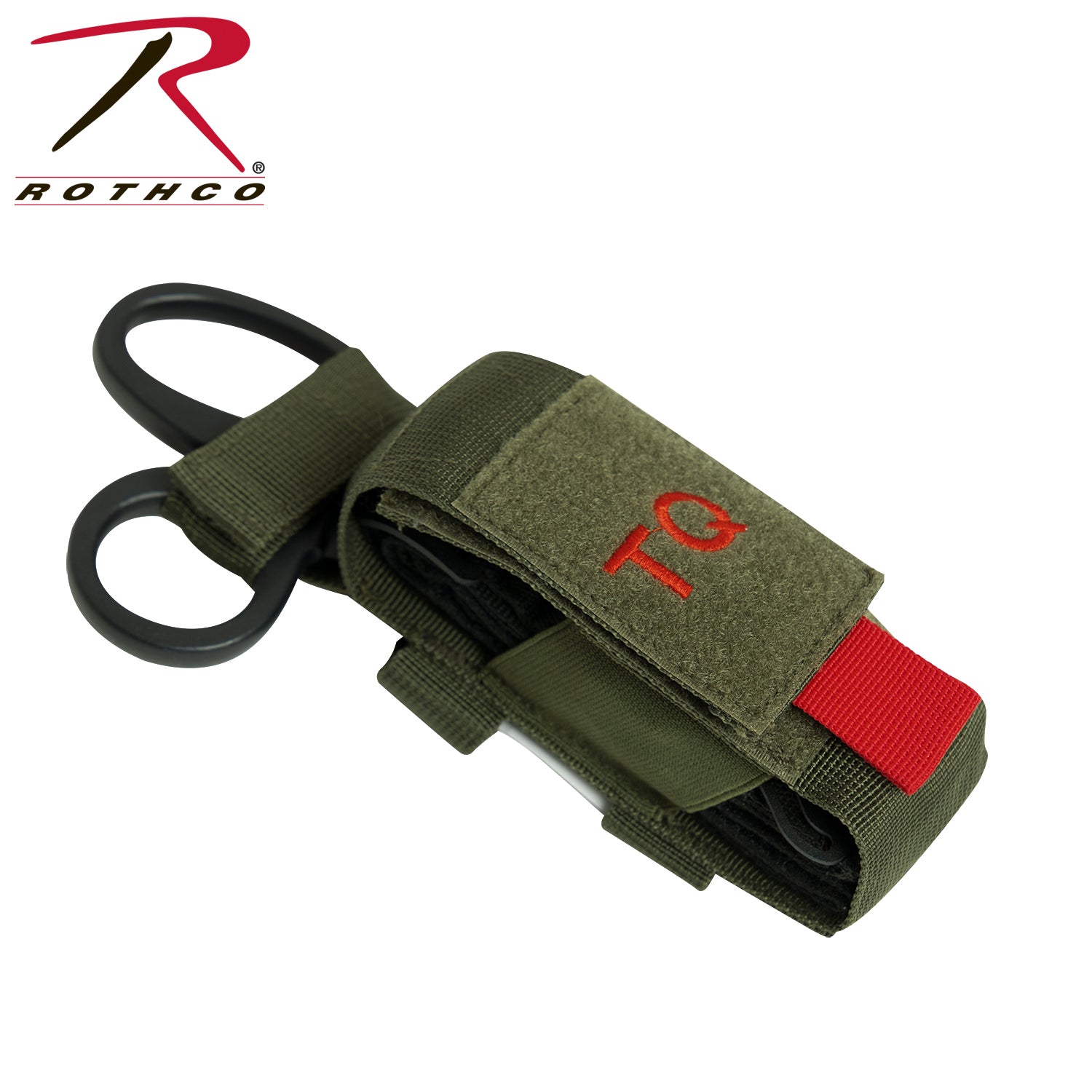 Rothco MOLLE Tactical Tourniquet and Shear Holder Pouch Olive Drab - Compact Emergency Gear Accessory