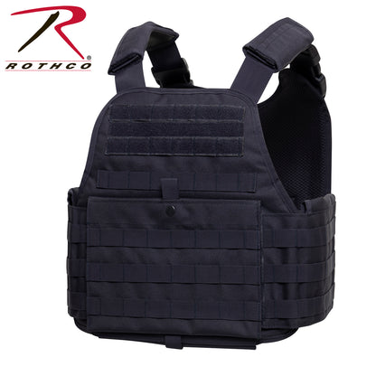 Rothco MOLLE Plate Carrier Vest - Regular Size, Midnight Navy Blue, Part 1948