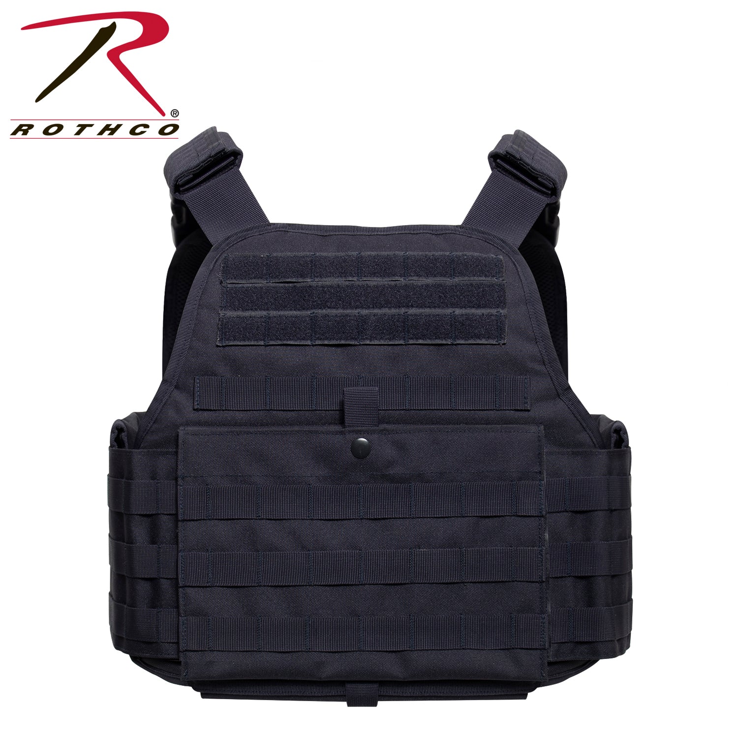 Rothco MOLLE Plate Carrier Vest 2XL/3XL Midnight Navy Blue - Tactical Armor Vest for Professional & Outdoor Use