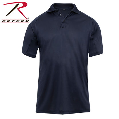 Rothco On Duty Performance Polo in Midnight Navy Blue, Size XL
