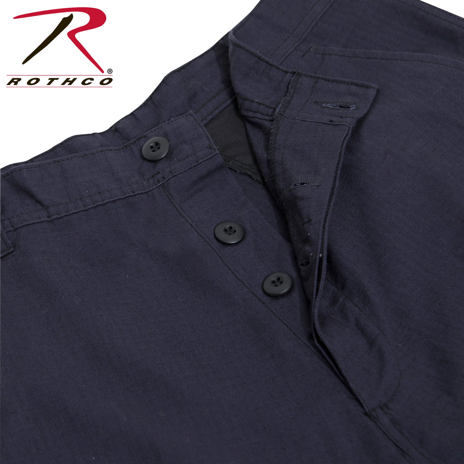 Rothco Rip-Stop Tactical BDU Pants in Midnight Navy Blue, Size 2XL