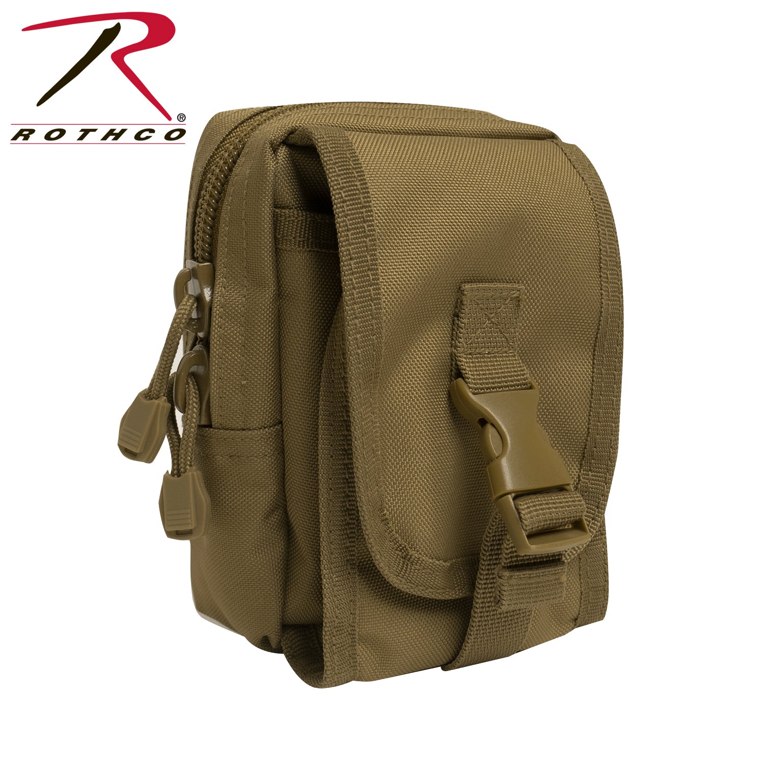 Rothco MOLLE Compatible EDC Accessory Pouch in Coyote Brown - Part 3874