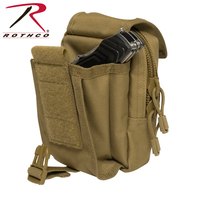 Rothco MOLLE Compatible EDC Accessory Pouch in Coyote Brown - Part 3874