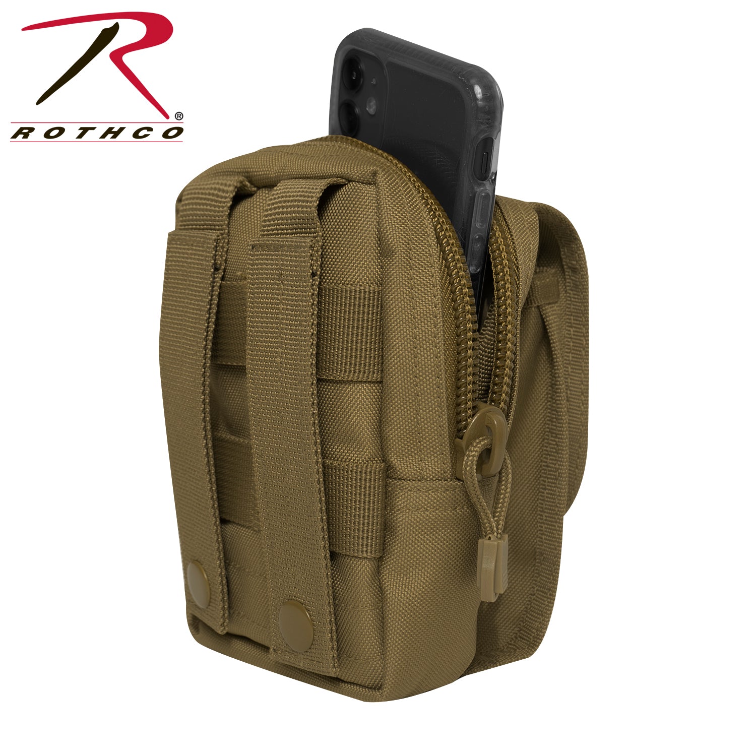 Rothco MOLLE Compatible EDC Accessory Pouch in Coyote Brown - Part 3874