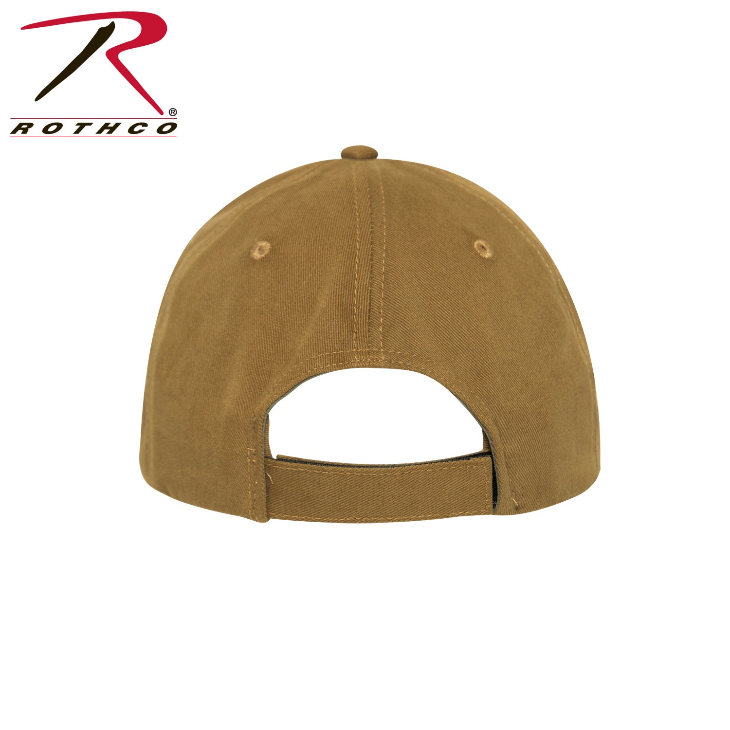 Rothco Deluxe Vintage USMC Embroidered Low Profile Cap in Coyote Brown