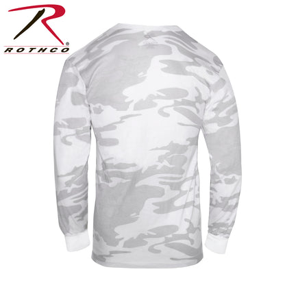 Rothco Long Sleeve Color Camo T-Shirt White Camo Size 3XL