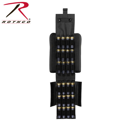 Rothco MOLLE Shotgun and Airsoft Ammo Pouch Black – Secure Shell Storage for Tactical and Range Use