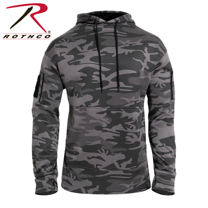 Rothco Concealed Carry Hoodie Black Camo Size L - Discreet and Comfortable Tactical Sweatshirt