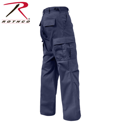 Rothco Relaxed Fit Zipper Fly BDU Pants Navy Blue Size 4XL – Durable Tactical Cargo Pants for Military & Outdoor Use
