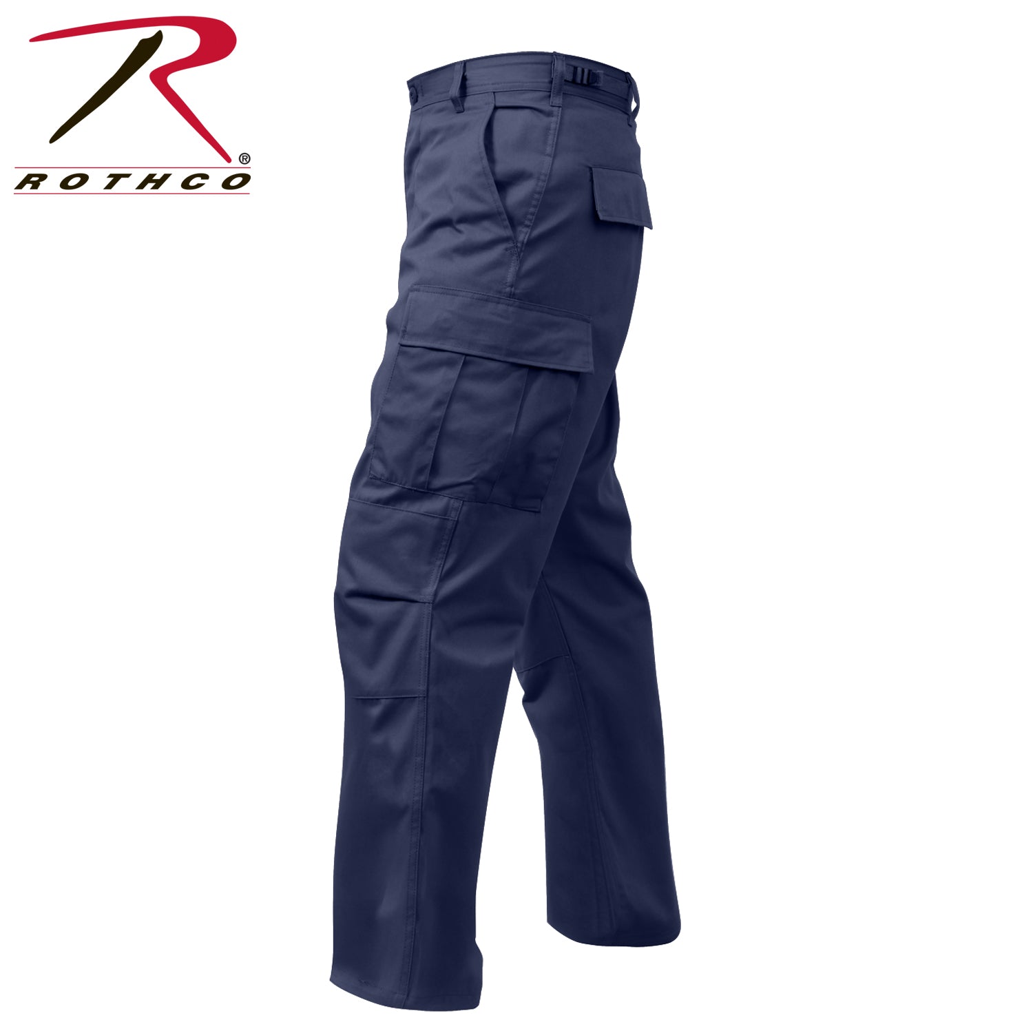 Rothco Relaxed Fit Zipper Fly BDU Pants Navy Blue Size 4XL – Durable Tactical Cargo Pants for Military & Outdoor Use