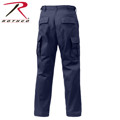 Rothco Relaxed Fit Zipper Fly BDU Pants Navy Blue Size 4XL – Durable Tactical Cargo Pants for Military & Outdoor Use