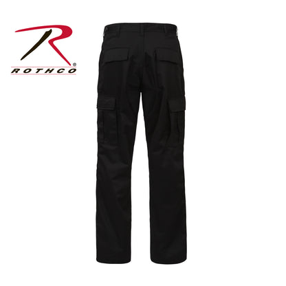 Rothco Relaxed Fit Zipper Fly Military BDU Pants Black Size 6XL