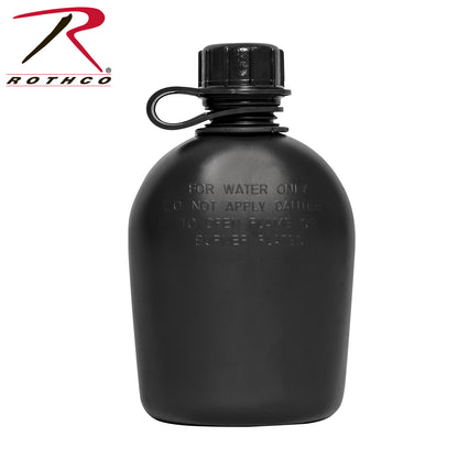 Rothco Genuine G.I. 1 Quart Plastic Canteen - Black