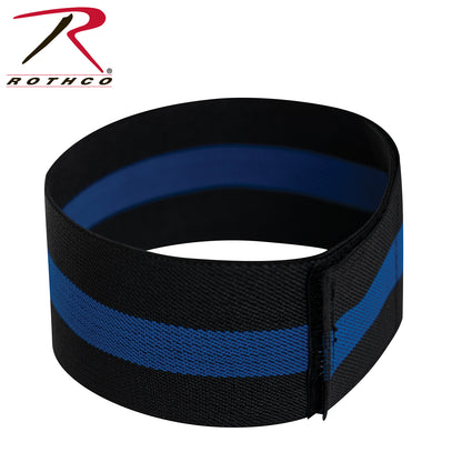 Rothco Thin Blue Line Mourning Arm Band - Part Number 1009