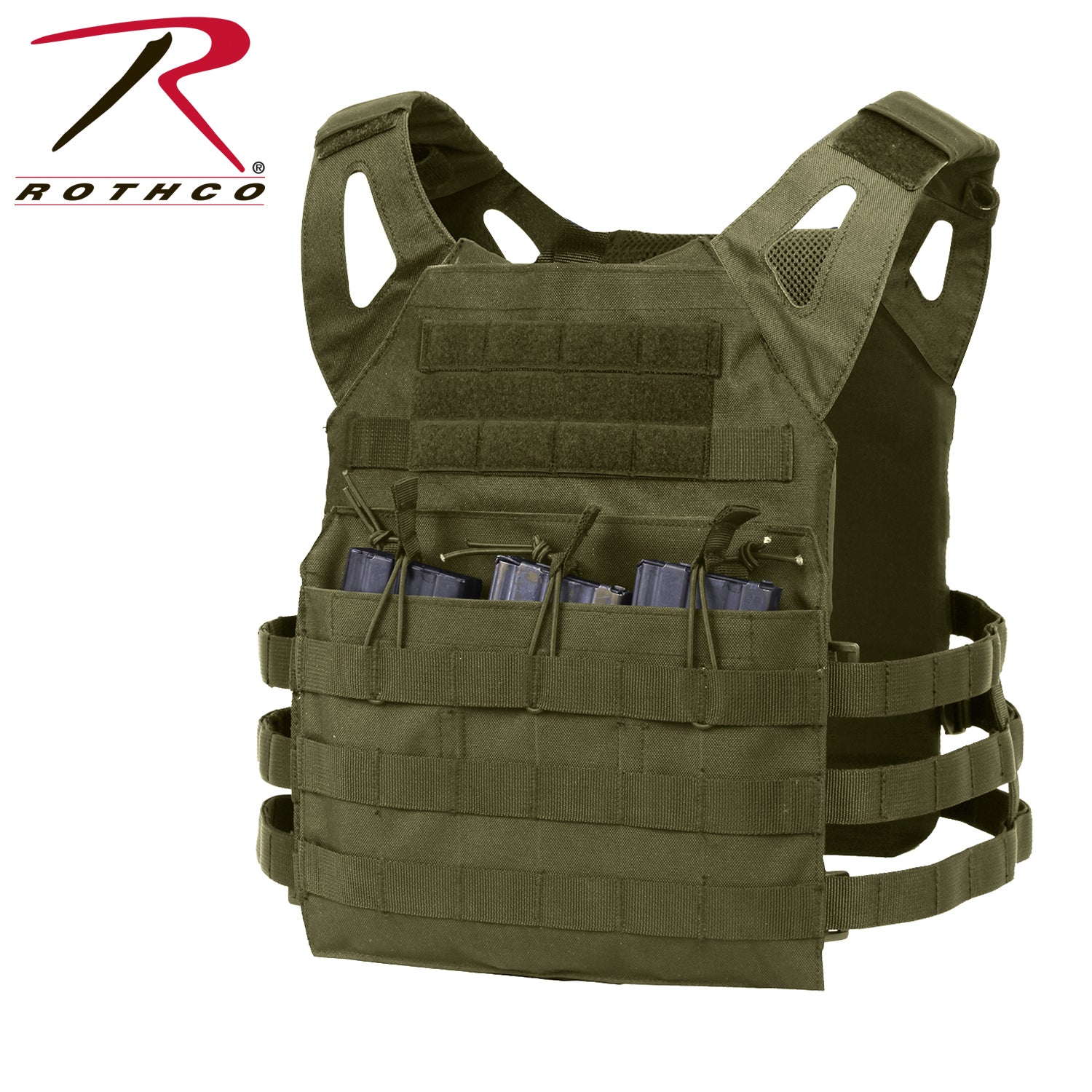 Rothco Lightweight Armor Plate Carrier Vest 2XL/3XL Olive Drab - Model 5954