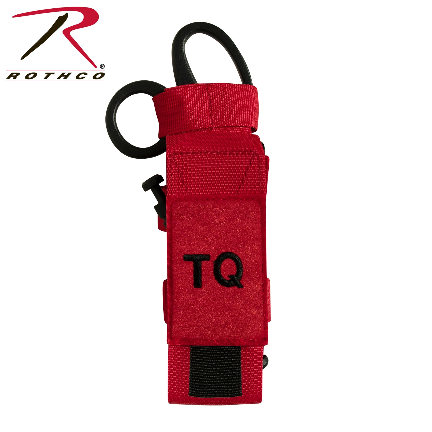 Rothco MOLLE Tactical Tourniquet and Shear Holder Pouch Red – Compact Emergency Gear Accessory