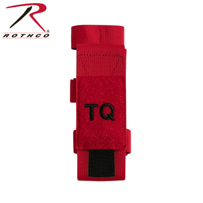 Rothco MOLLE Tactical Tourniquet and Shear Holder Pouch Red – Compact Emergency Gear Accessory