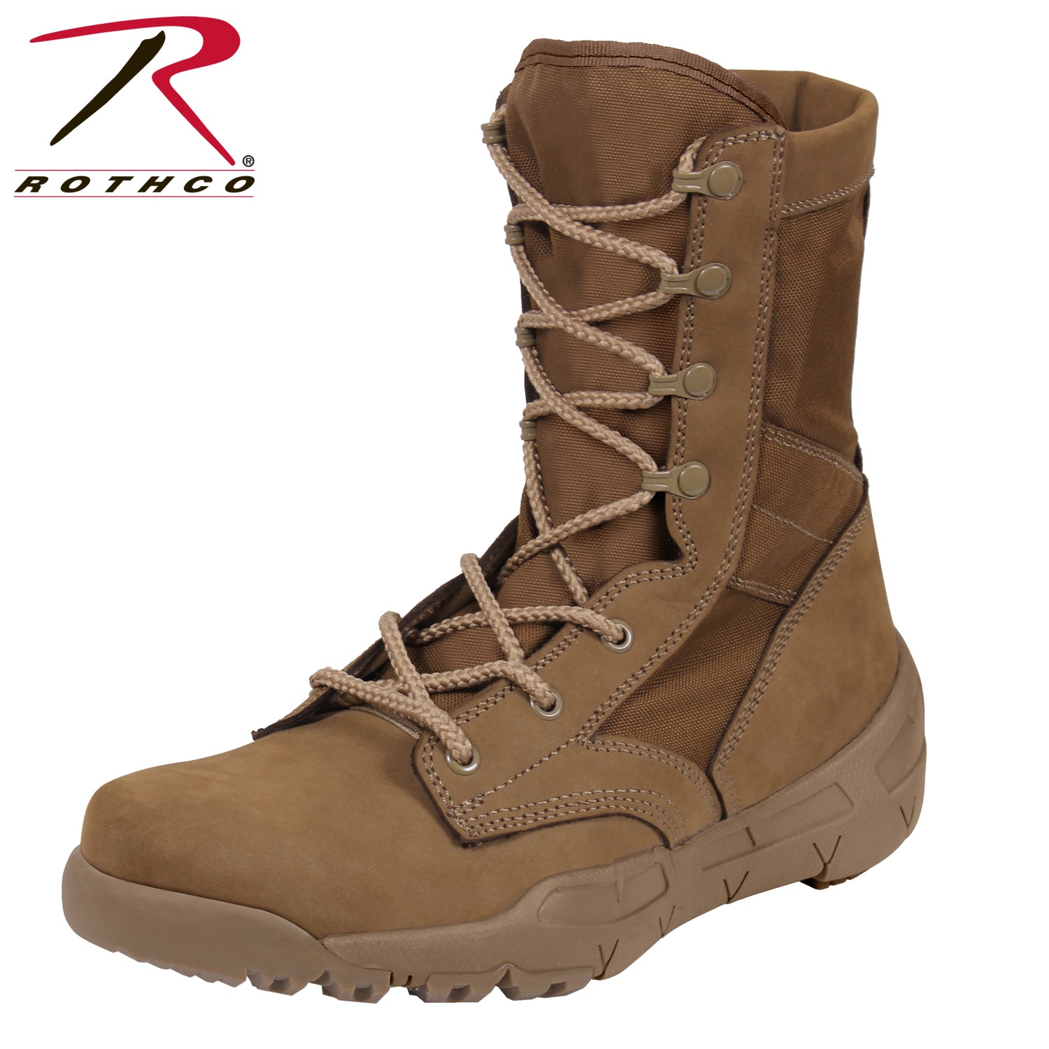 Rothco V-Max Lightweight Tactical Boot in Coyote Brown, Size 9 Wide