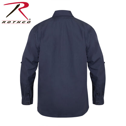 Rothco Lightweight Tactical Button-Up Shirt in Midnight Navy Blue Size Small