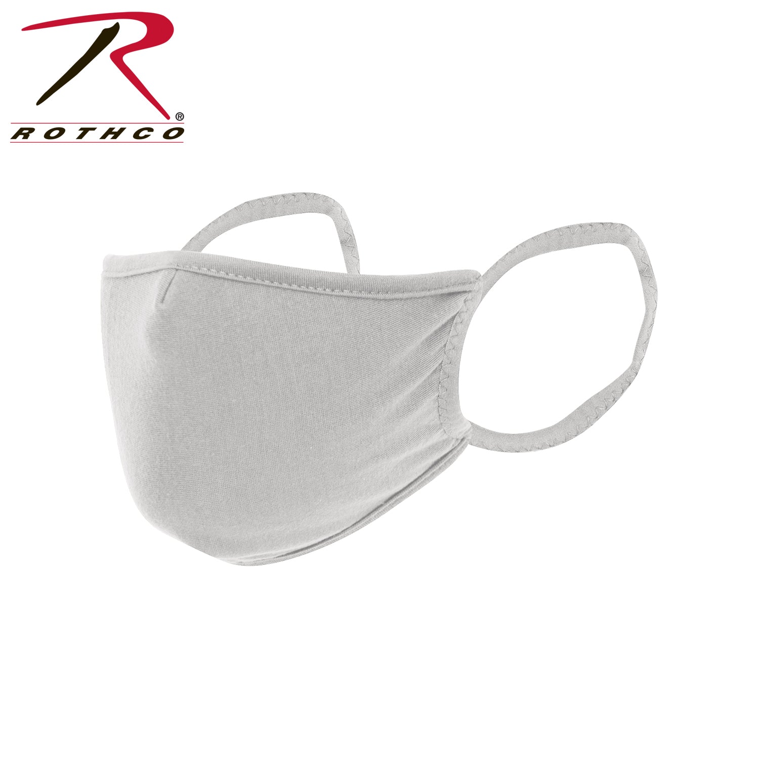 Rothco Reusable 3-Layer Face Mask White – Size L / XL