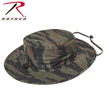 Rothco Adjustable Boonie Hat with Tiger Stripe Camo – 360-Degree Sun Protection and Comfort