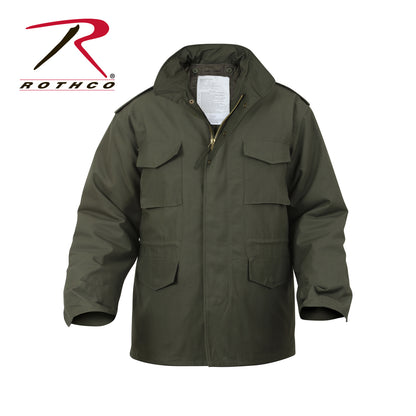 Rothco M-65 Field Jacket Olive Drab Size 7XL – Water-Resistant Military-Style Outerwear with Removable Quilt Liner