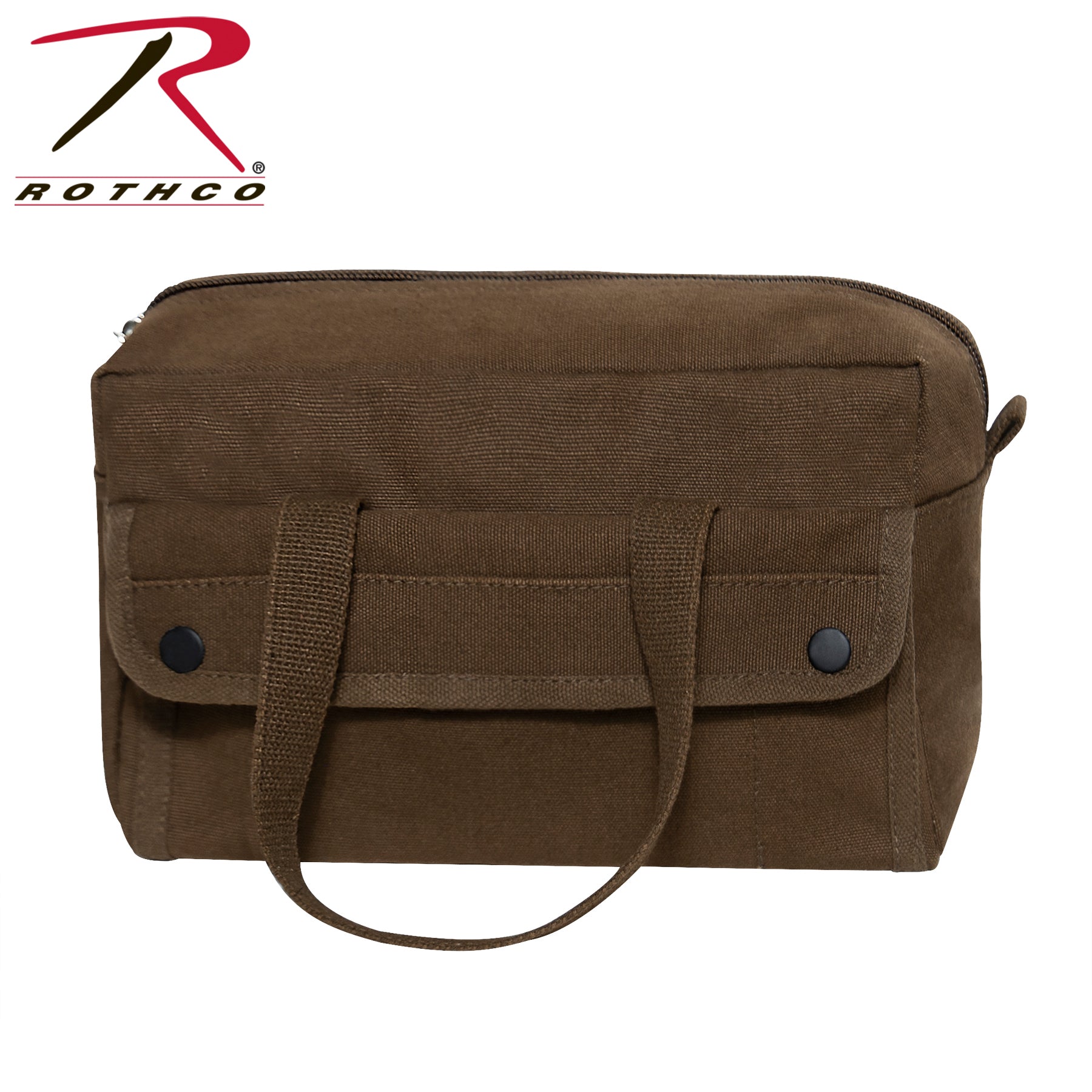Rothco G.I. Style Mechanic's Tool Bag in Earth Brown – Heavy-Duty Canvas with Multiple Pockets