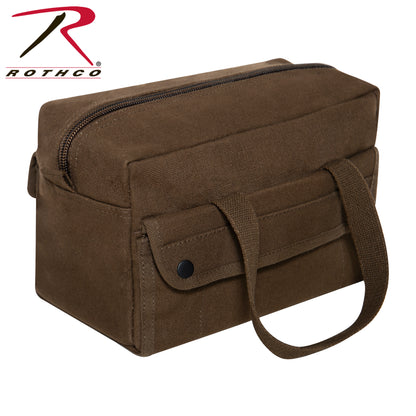 Rothco G.I. Style Mechanic's Tool Bag in Earth Brown – Heavy-Duty Canvas with Multiple Pockets