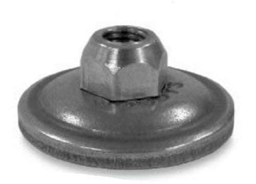 WOODYS Combo Round Digger Aluminum Support Plate & Nut Combination - 5 Inches
