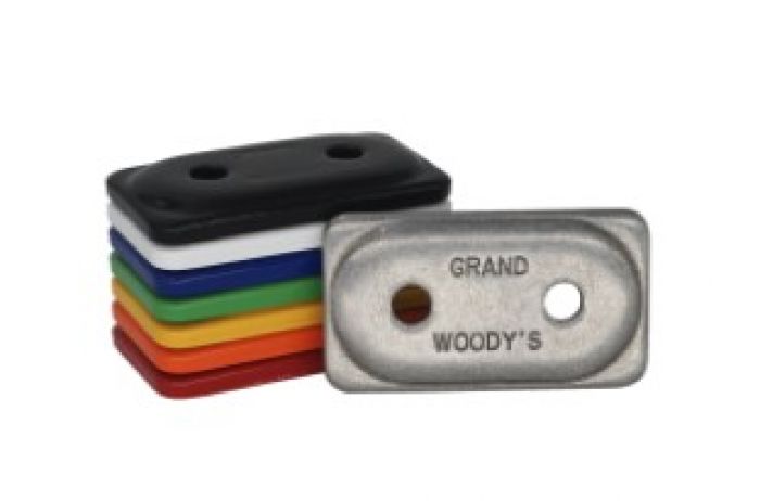 Woody’s ADG-3805-48 Double Grand Digger Support Plates, Orange, 48-Pack