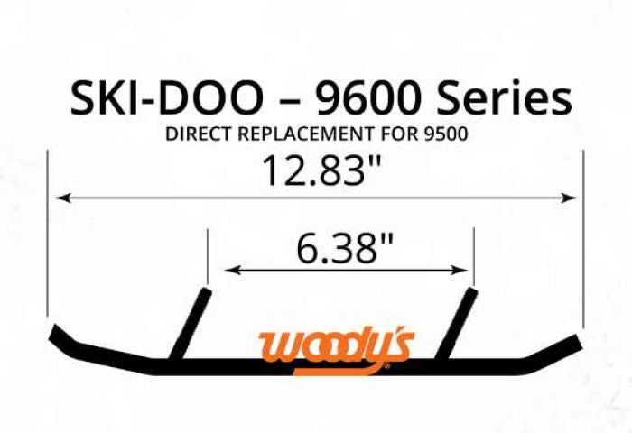 WOODY'S MS8-9600 Ski-Doo Maverick Runner Pair