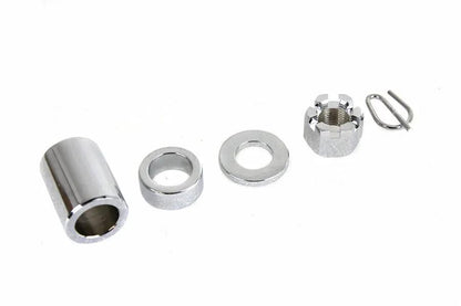 Colony Chrome Rear Axle Nut Kit for Harley Davidson FLT (2000-2001) by Colony