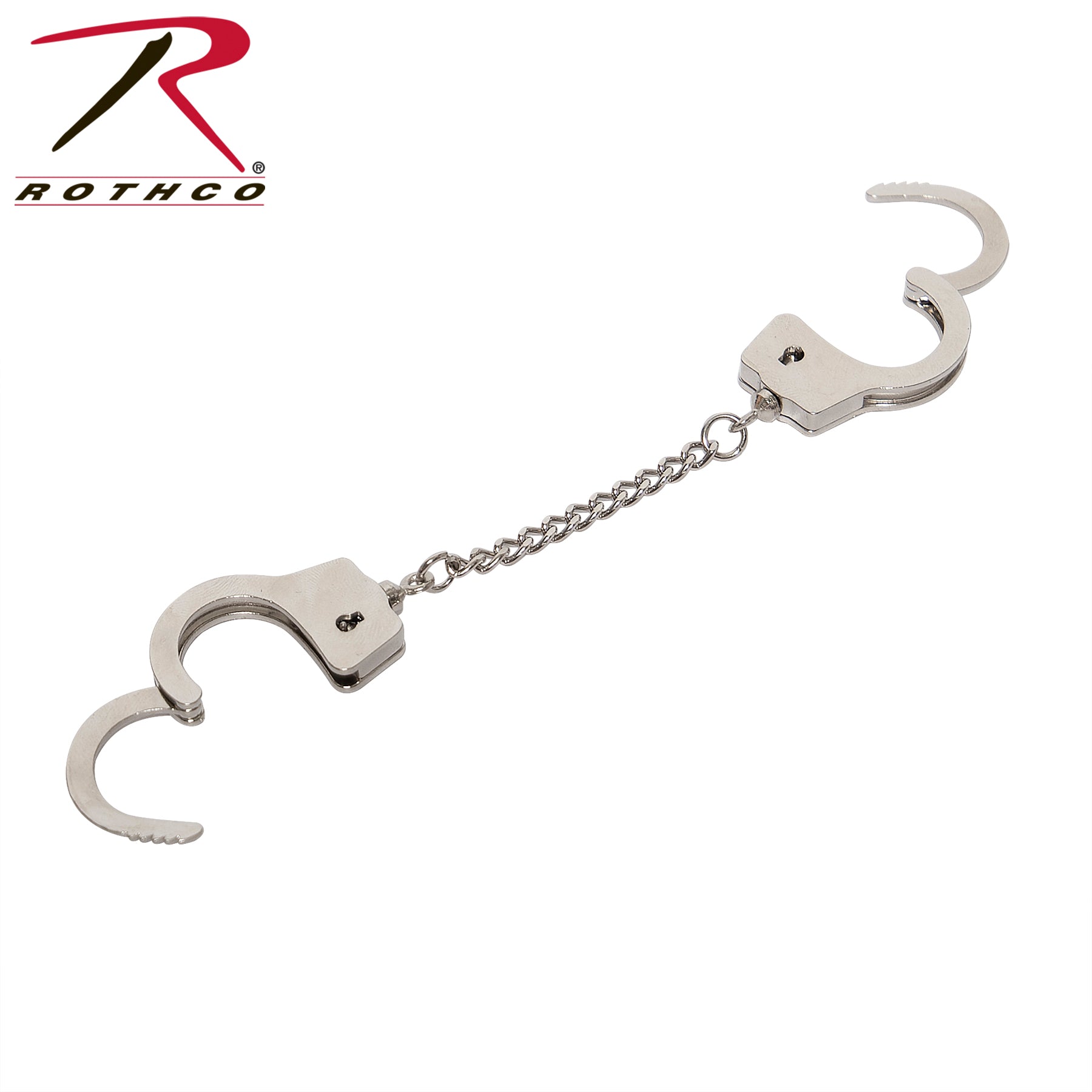 Rothco Mini Handcuff Key Ring with Silver Finish - Part Number 10086