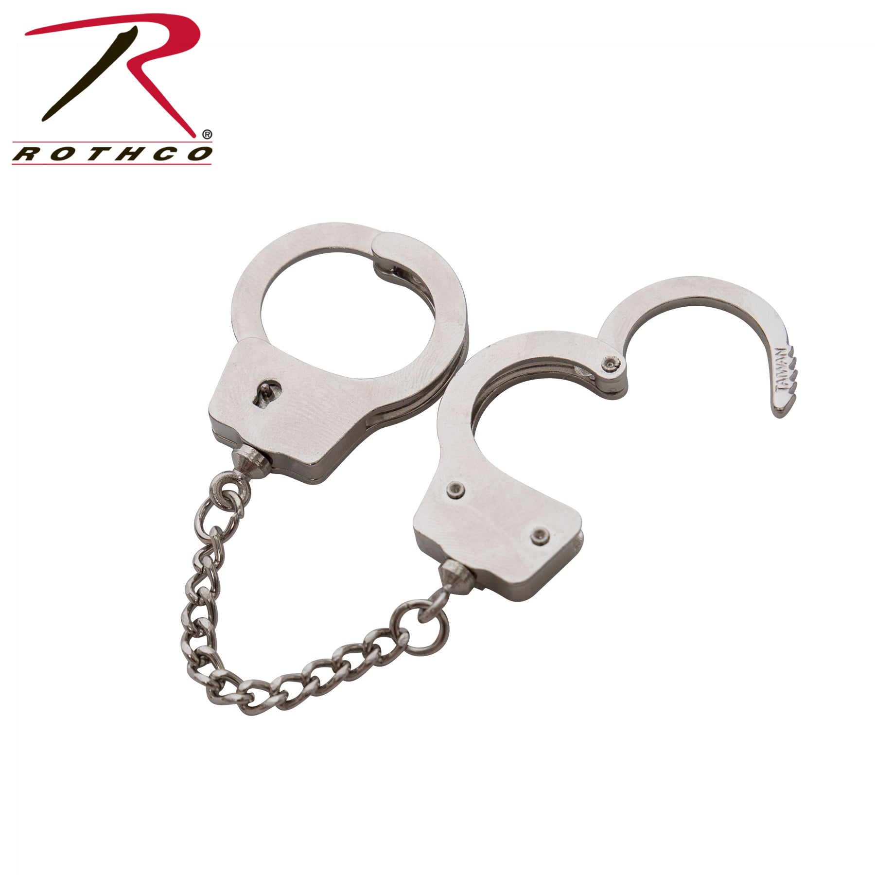 Rothco Mini Handcuff Key Ring with Silver Finish - Part Number 10086