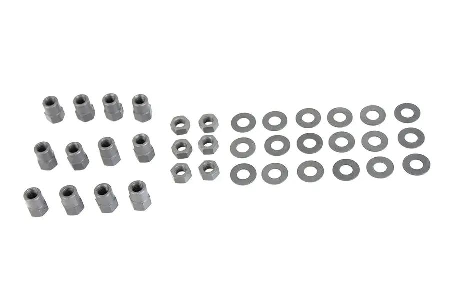 Colony Cylinder Head Bolt Nut Kit Parkerized for Harley Davidson WL Models by Colony