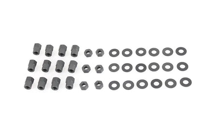 Colony Cylinder Head Bolt Nut Kit Parkerized for Harley Davidson WL Models by Colony
