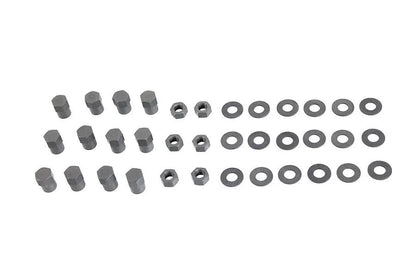 Colony Cylinder Head Bolt Nut Kit Parkerized for Harley Davidson WL Models by Colony
