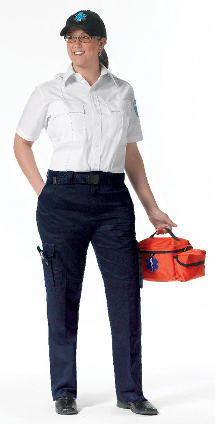 Rothco Women's EMT Pants Midnight Navy Blue Size 24 – Durable Medical Cargo Work Pants for First Responders