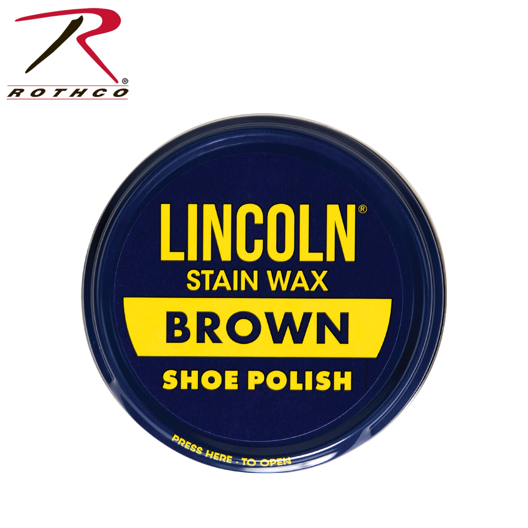 Lincoln U.S.M.C. Stain Wax Shoe Polish Brown – Premium Leather Shoe Care with Waterproof Protection