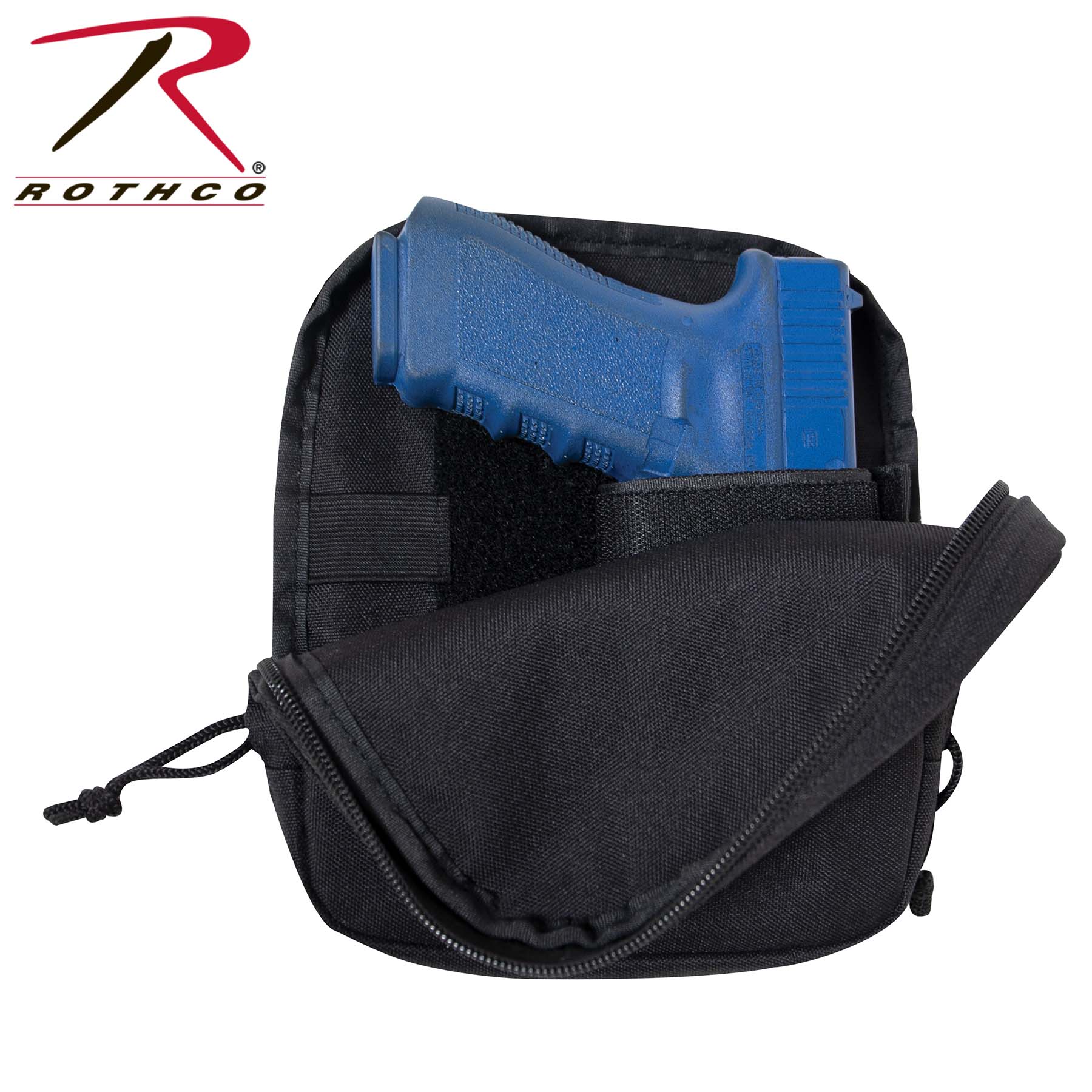 Rothco MOLLE Concealed Carry Pouch Size Small - Discreet Tactical Firearm Storage